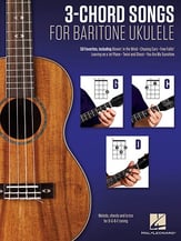3 Chord Songs for Baritone Ukulele Guitar and Fretted sheet music cover